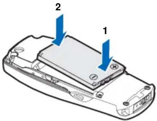 NOKIA 2260 - Install the battery - 1