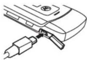 MOTOROLA W385 - To charge using the charger: - 1