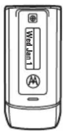 MOTOROLA W385 - external display - 1