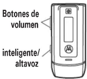 Botones de volumen inteligente/ altavoz