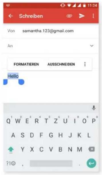 bq Aquaris U2 - Textauswahl - 1