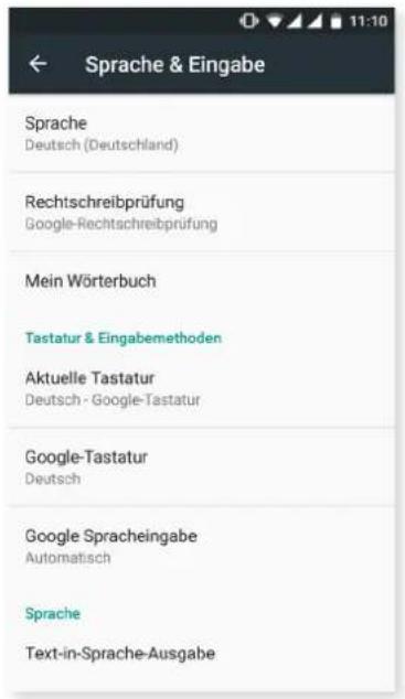 bq Aquaris U2 Lite - SPRACHE UND TEXTEINGABE - 1
