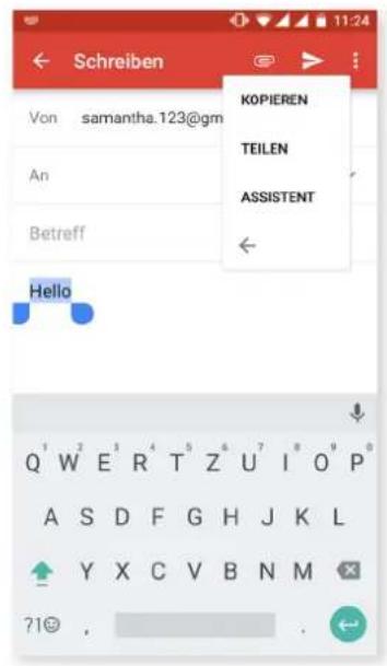 bq Aquaris U2 Lite - Textauswahl - 2
