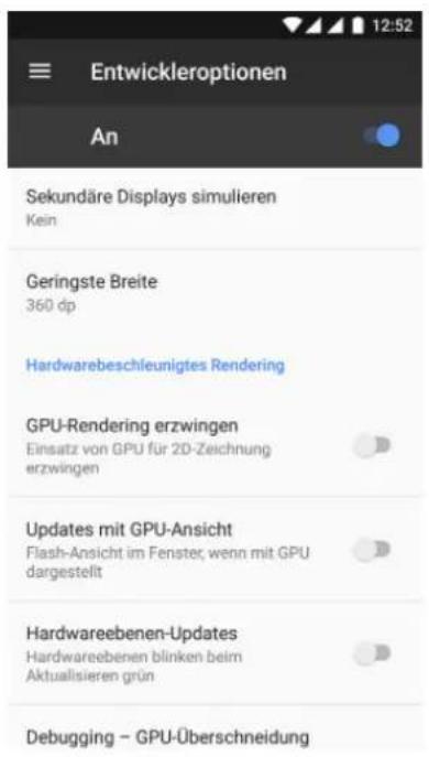 bq Aquaris VS Plus - { } ENTWICKLEROPTIONEN - 3