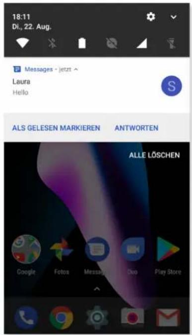 bq Aquaris VS Plus - Benachrichtigungsleiste - 1