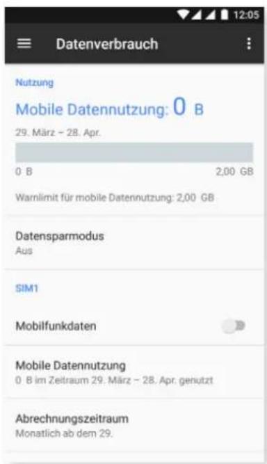 bq Aquaris VS Plus - DATENVERKEHR - 1