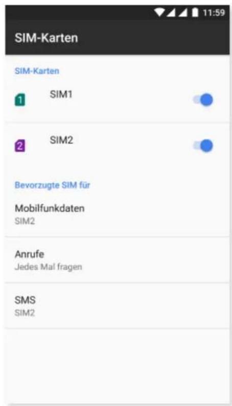 bq Aquaris VS Plus - SIM-KARTEN - 1