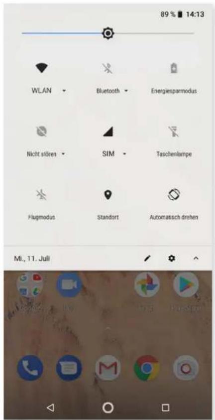 bq Aquaris X2 - Benachrichtigungsleiste - 5