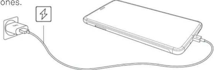 bq Aquaris X2 - Laden des Geräts und Dateiübertragung - 1