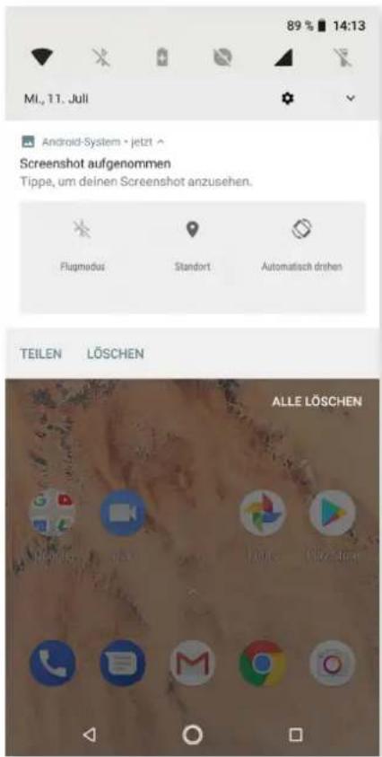 bq Aquaris X2 - Benachrichtigungsleiste - 4