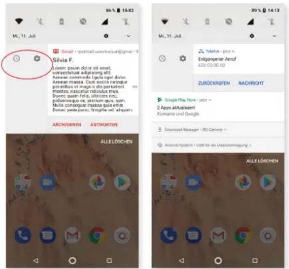 bq Aquaris X2 Pro - SCHLUMMERFUNKTION FÜR BENACHRICHTIGUNGEN - 1