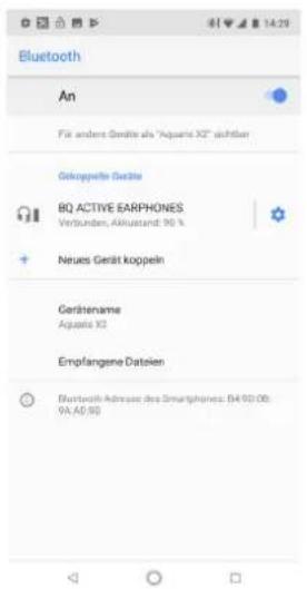 bq Aquaris X2 Pro - BLUETOOTH - 1