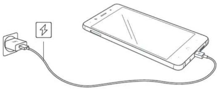 bq Aquaris X5 Plus - Laden des Geräts und Dateiübertragung - 1