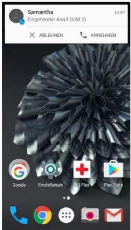 bq Aquaris X5 Plus - ÜBER DAS TASTENFELD - 2