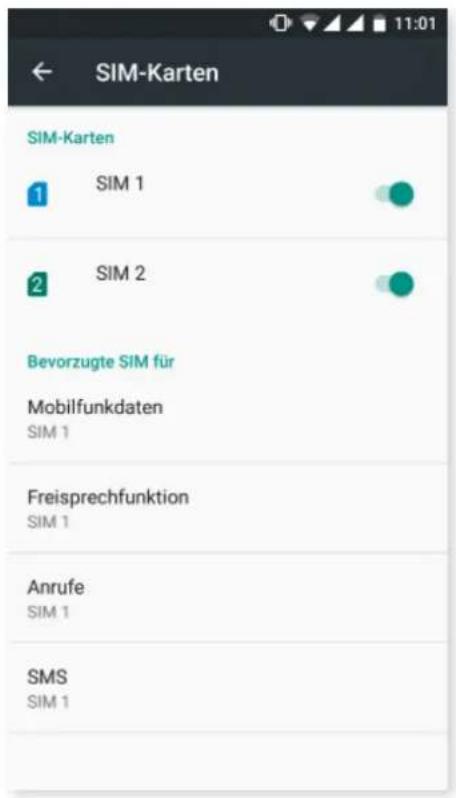 bq Aquaris X5 Plus - SIM-KARTEN - 1