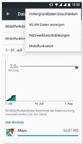 bq Aquaris X5 Plus - DATENVERBRAUCH - 2
