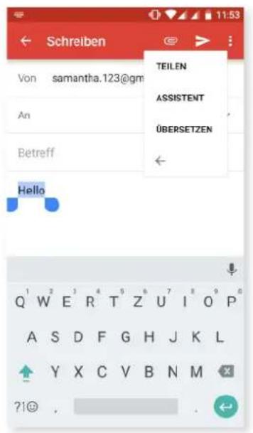 bq Aquaris X5 Plus - Textauswahl - 3