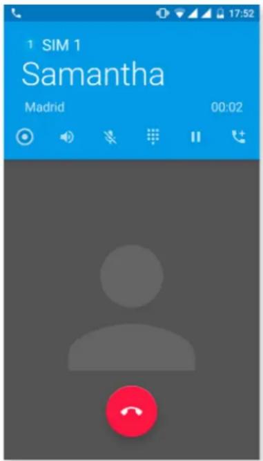 bq Aquaris X5 Plus - Möglichkeiten während eines Telefongesprächs - 8