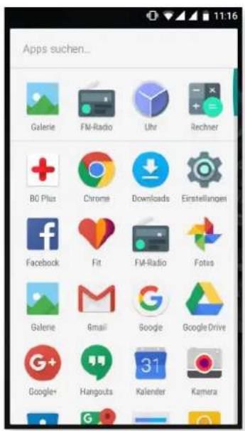 bq Aquaris X5 Plus - Anwendungen - 1