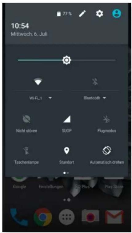 bq Aquaris X5 Plus - Benachrichtigungsleiste - 2