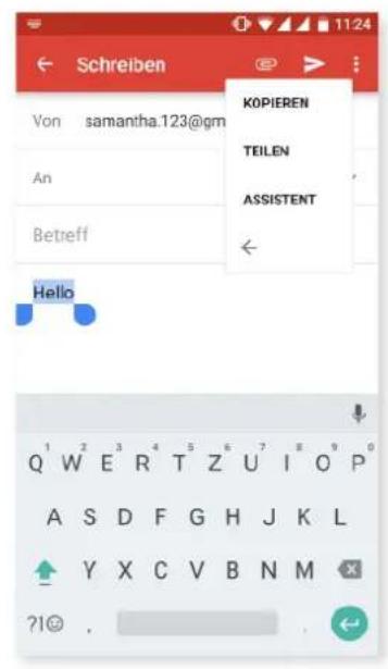 bq Aquaris X5 Plus - Textauswahl - 2