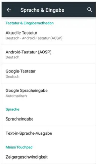 bq Aquaris M - SPRACHE UND EINGABE - 2