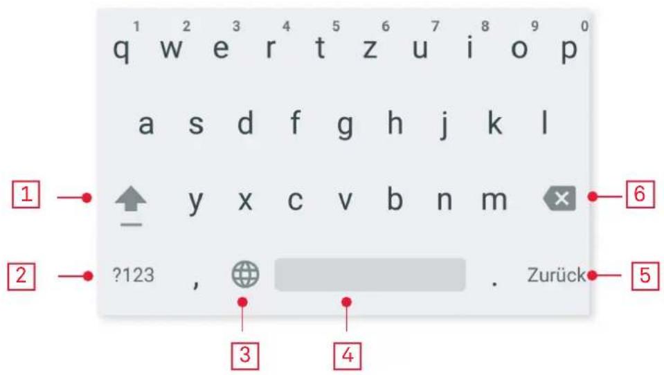 bq Aquaris M - Tastatur - 1