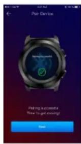 Pair Device Making a smartwatch Peking successful Time to get meaning! Next