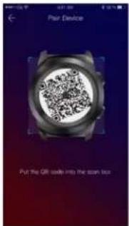 Push Device Push the QR code into the scan list