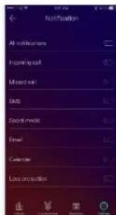 Notification At notification Incoming link Missed on Add Send mode Final Delete Live on account