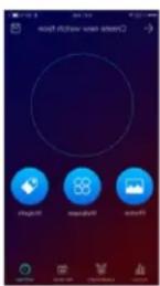 Allview Hybrid T - Pentru a crea o interfata de ceas proprie din aplicatia Allwatch H - 3