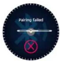 Pairing failed X