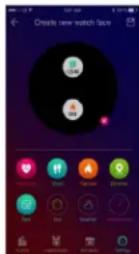 Allview Hybrid T - Pentru a crea o interfata de ceas proprie din aplicatia Allwatch H - 8
