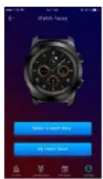 Allview Hybrid S - Para crear su propia esfera de reloj desde la aplicación Allwatch H - 1