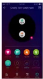 Allview Hybrid S - Чтобы создать собственное лицо для часов из приложения Allwatch H - 8