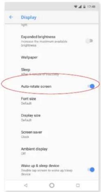 Display light Expanded brightness Increase the maximum available brightness Wallpaper Sleep After 4 hours of stability Auto-rotate screen Font size Default Display size Default Screen saver Clock Ambient display Off Wake up & sleep device Double tap screen to wake up/sleep device