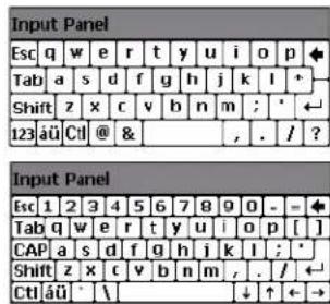 Intermec CK60 - Large Keys Versus Small Keys on "Soft" Keyboard - 2