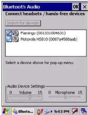 Intermec CK60 - To connect to an audio device - 3