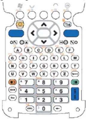Intermec CK60 - 58-Key Full Alphanumeric Keypad - 1