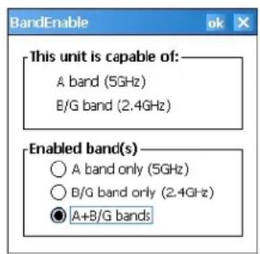 Intermec CK60 - To determine which band your CK60 is supporting - 1