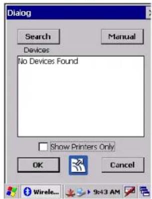 Intermec CK60 - To do a Bluetooth device search - 1