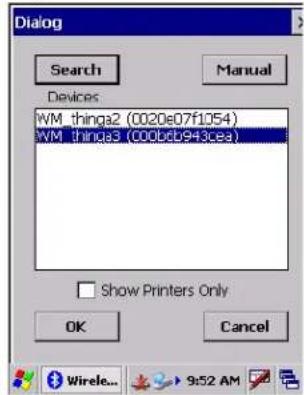 Intermec CK60 - To set a different printer - 2