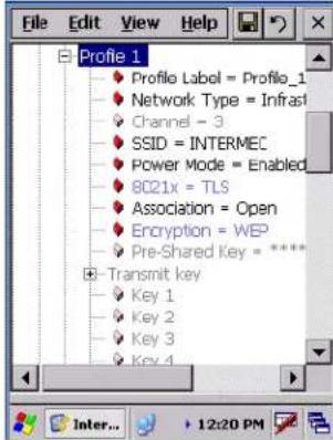 Intermec CK60 - Configuring 802.1x Security With Funk Security - 1