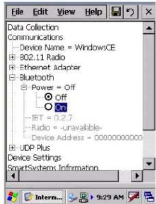 Intermec CK60 - Enabling Bluetooth - 2