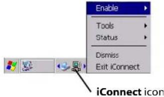 Intermec CK60 - To access the iConnect menu - 1