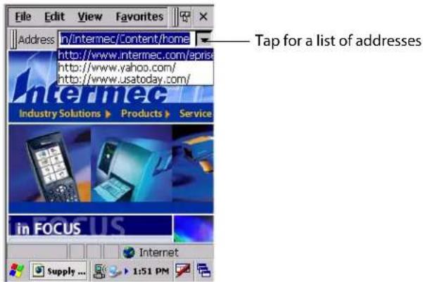 Intermec CK60 - Browsing the Internet - 2