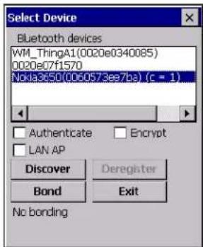 Intermec CK60 - To establish a Bluetooth connection between your CK60 and your mobile phone - 5
