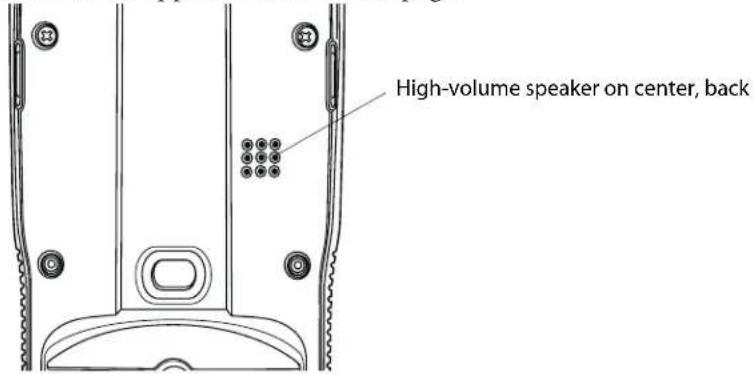 Intermec CK60 - Using the Speakers - 1