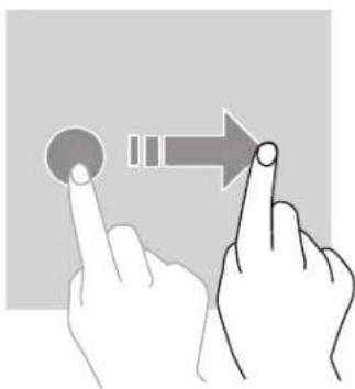 Illustration of two hands pointing at a circular button with an arrow, no text or symbols present