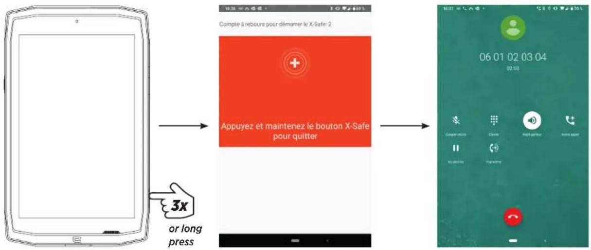 CROSSCALL Core T4 - STEP 3: INITIATE AN ALERT - 1